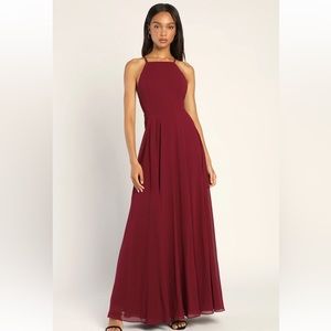 Lulus Formal Dress - Chiffon - Plum Purple - XS - New with tags